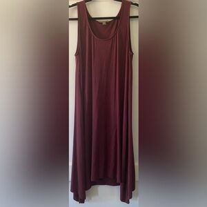Tommy Bahama Maroon Shift‎ Flowy Dress